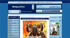 Desktop Screenshot of halyvatut.com